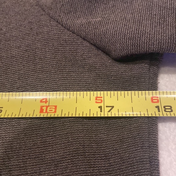 TOMMY HILFIGER Size M Gray Dress With White Trim - Picture 4 of 9